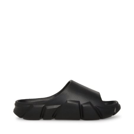 Sandalias de Diapositivas Steve Madden Charged Hombre Negras | ES OK4126